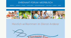 Desktop Screenshot of ehrenamtforum-meerbusch.de